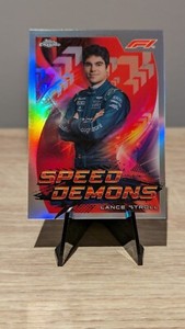 2022 Topps Chrome F1 Lance Stroll Speed Demons Refractor No.SD-LS Aston Martin
