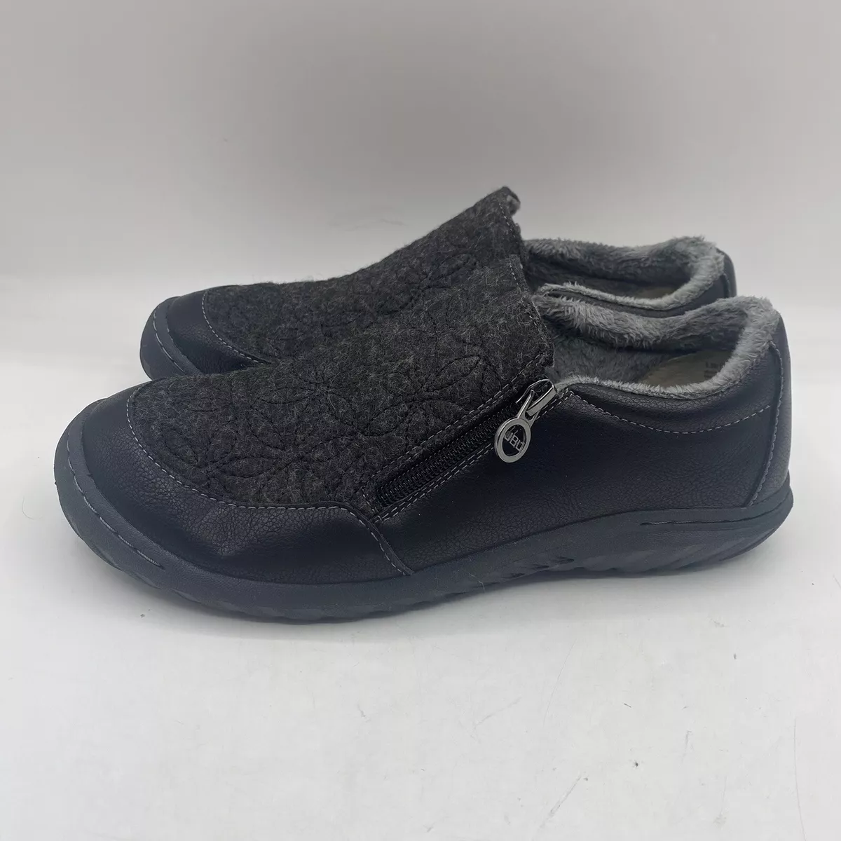 JBU by Jambu Black Crimson Oxford Flat Shoes Women s Size 8.5W 19