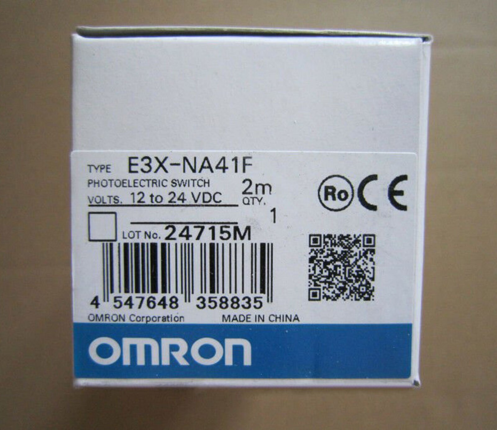 1PC New Omron E3X-NA41F Photoelectric Switch Sensor E3XNA41F Free Shipping