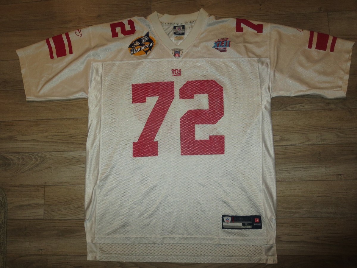 Osi Umenyiora #72 New York Giants Super Bowl NFL Reebok Jersey XL 