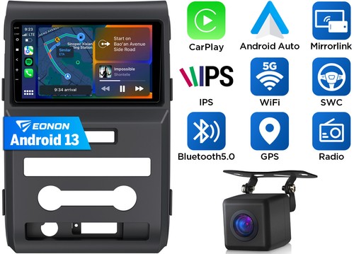 For Ford F-150 2009 2010 2011 2012 Android 13 Car Radio Stereo Apple CarPlay GPS