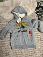Lucky Brand Big Kids Hooded Cotton Blend Front Zip Jacket Size m 10/12