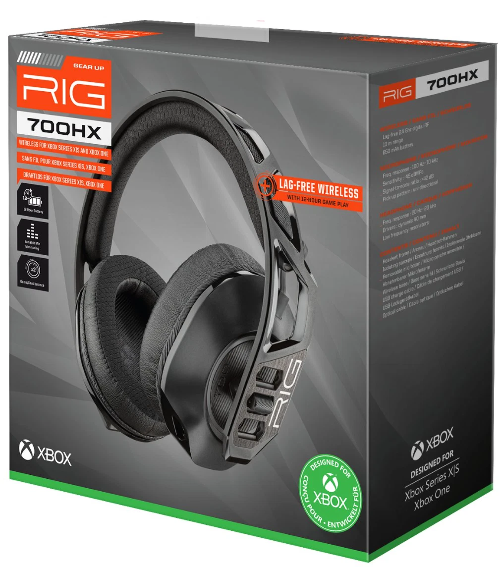 Gear Up Rig 700HX Wireless 3D Surround Sound Headphone for Xbox Brand New