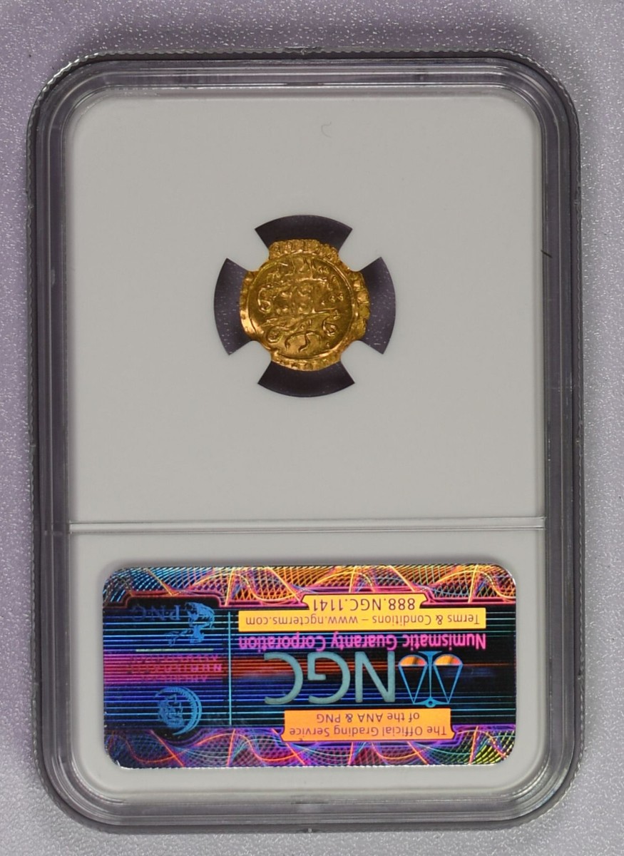 Turkey Gold Coin AH1223/2 Toughra 1/4 Zeri Mahbub NGC Unc Details