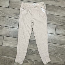 Ecosport Pants Extra Small W's Stripe Knit Organic Cotton USA Made Vtg 90s READ