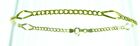 Link Ankle bracelet Anklet Foot Jewelry New Italian Solid 14K Yellow Gold Curb