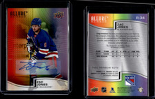 2021-22 UD Allure Full Rainbow Auto #R-34 Zac Jones New York Rangers