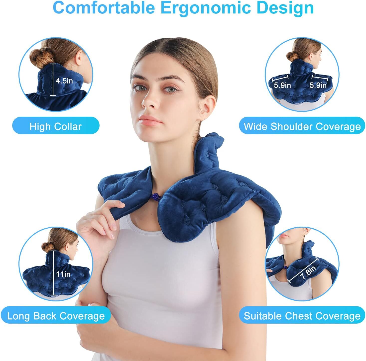 Cosy Life Microwave Heating Pad for Neck Shoulders and Back Pain Relief