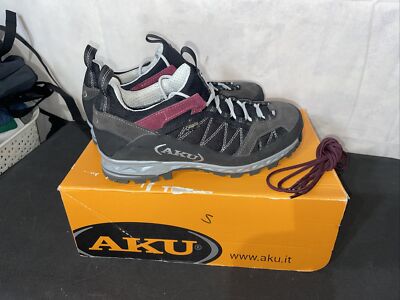Damen Aku Tengu Low Gortex Trekkingschuhe Turnschuhe. neu verpackt Gr. UK 5