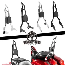 MOFUN Tall Sissy Bar Backrest For Harley Touring Electra Road Glide Street Glide