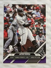 Bryan Ramos - 2024 MLB TOPPS NOW Card 160 - Purple Parallel 10/25 1st HIT RC