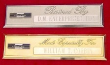 SPORT FURY - CUSTOM ENGRAVED DASH PLAQUE