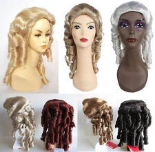 SOUTHERN BELLE CIVIL WAR GONE WITH THE WIND SCARLETT COSTUME WIG SHIRLEY TEMPLE