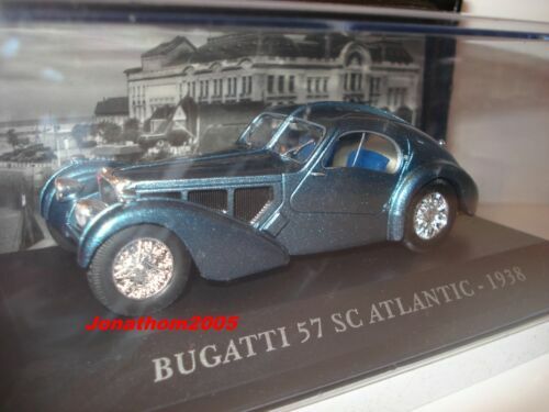 Heco Miniatures 1/43 1937 Bugatti 57C Atalante Black Road Car