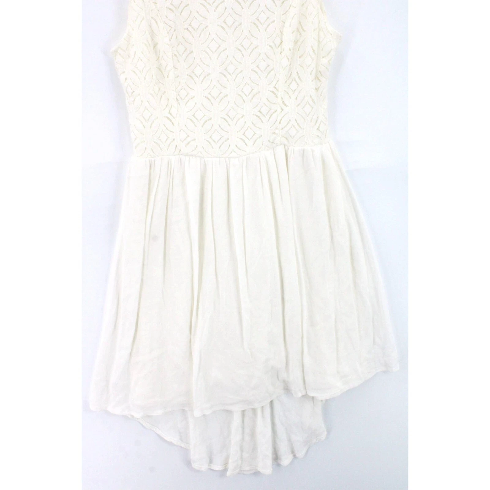 OFF WHITE Abito Alya da donna bianco casual festa senza maniche maglia taglia media M