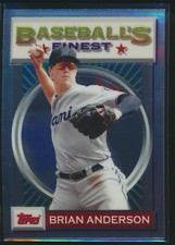 2020 Topps Baseball's Finest Flashbacks #74 Brian Anderson Miami Marlins