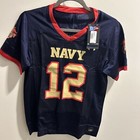 Under Armour Navy Midshipmen Jersey Youth Medium Blue Semper Fi #12 Alternative