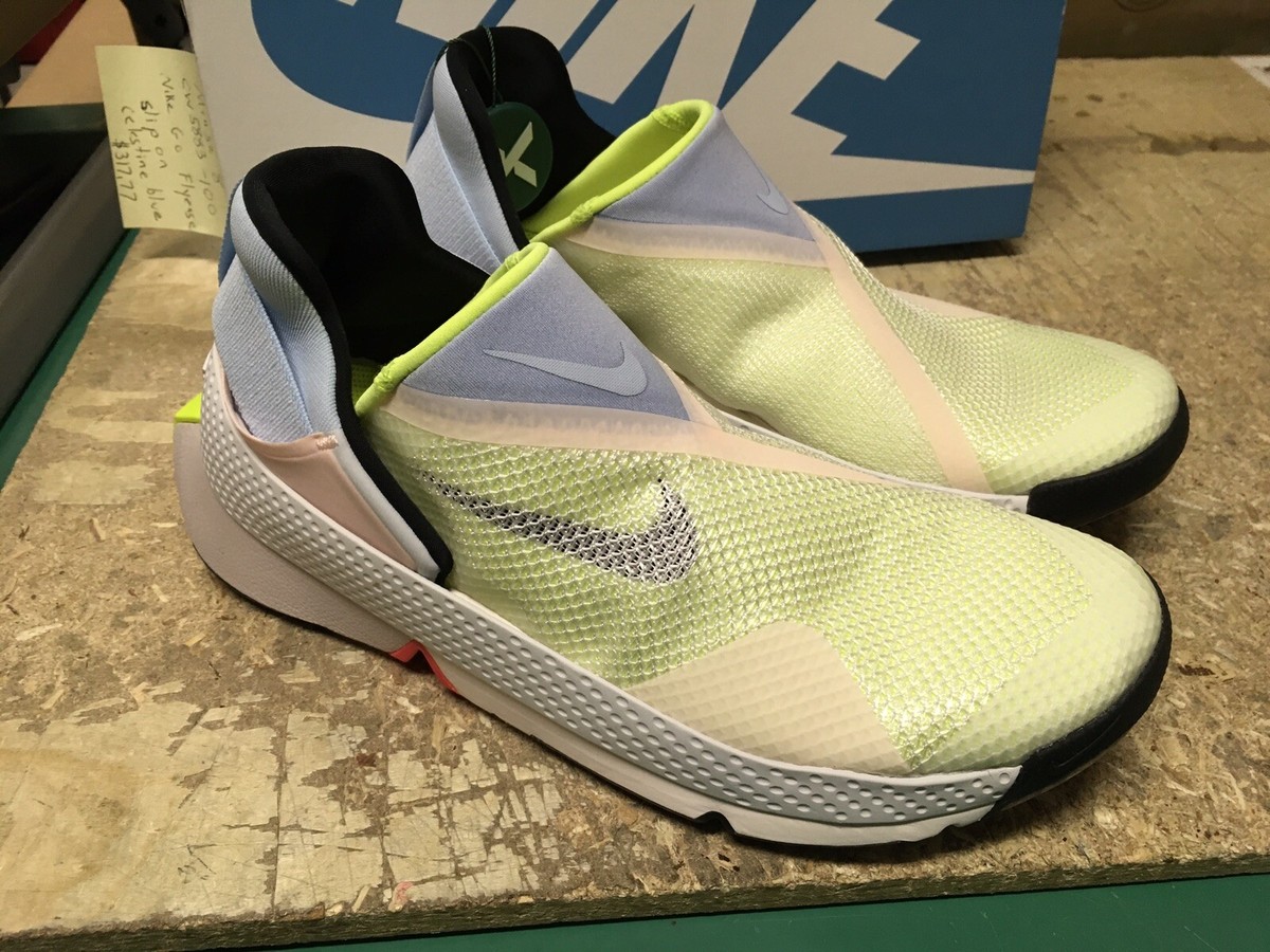 DS MENS NIKE GO FlyEase Volt Celestine Blue SLIPON CW5883 100 SZ 8