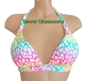 leopard push up bikini top