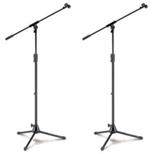 2PK Hercules Tripod Microphone Stand/Holder Mic Mount w/Die Cast Base/Boom/Clip