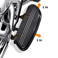 MOFUN Driver Floorboard Relocation Brackets For Harley Touring Road King (97-16)
