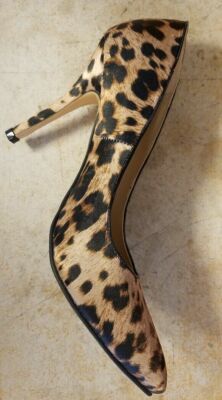 ONLY MAKEN WOMEN'S HEELS, LEOPARD, 8 *DISTRESSED PKG*
