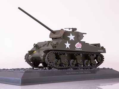 M4A3 Sherman Main American Medium Tank 1944 Year 1/43 Scale Model Tank