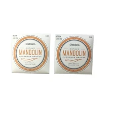 D'Addario Octave Mandolin Strings 2 Sets Phosphor Bronze Medium Loop End