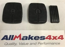 Allmakes 4x4 Land Rover Discovery 1 & 2 Pedal Pad Rubbers Set x 3