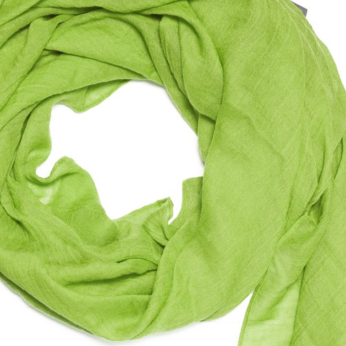 Bufanda de verano pañuelo para el cuello XXL monocromo tonos pastel algodón viscosa paño nuevo - Imagen 3 de 45