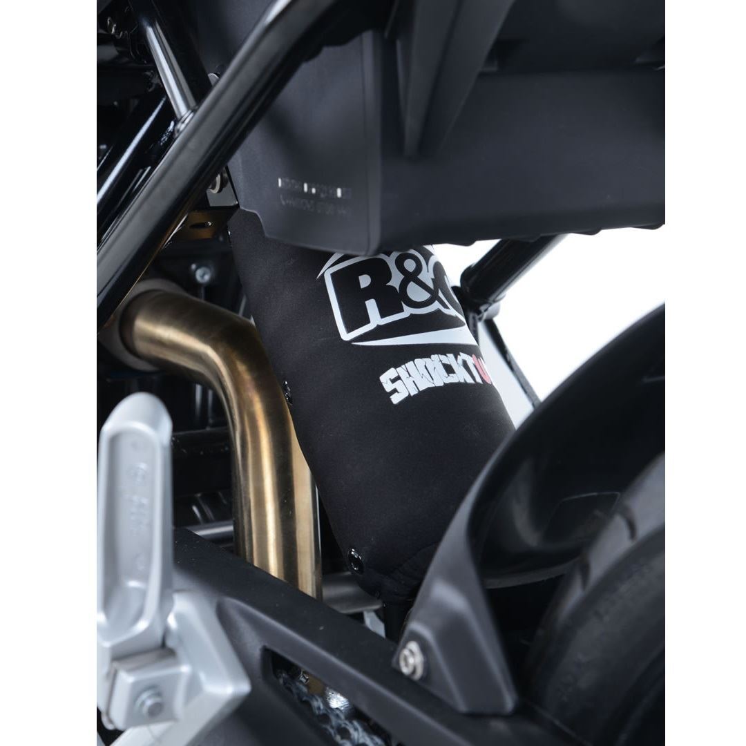 R&G ShockTube Black (9"" x 11.5"") Suzuki GSR750 2011 - 2016