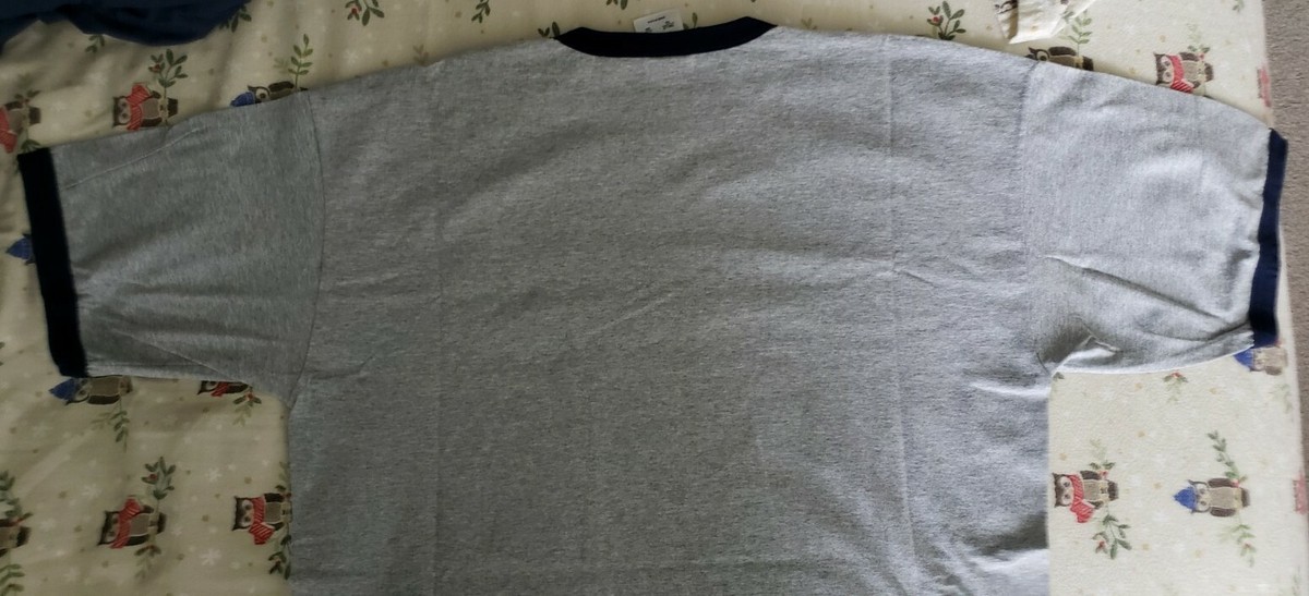 Vintage 90's Adidas Spelled Out Mens XL Ringer Single Stitch T