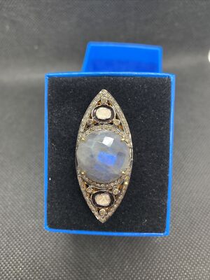 RARITIES CAROL BRODIE LABRADORITE, WHITE