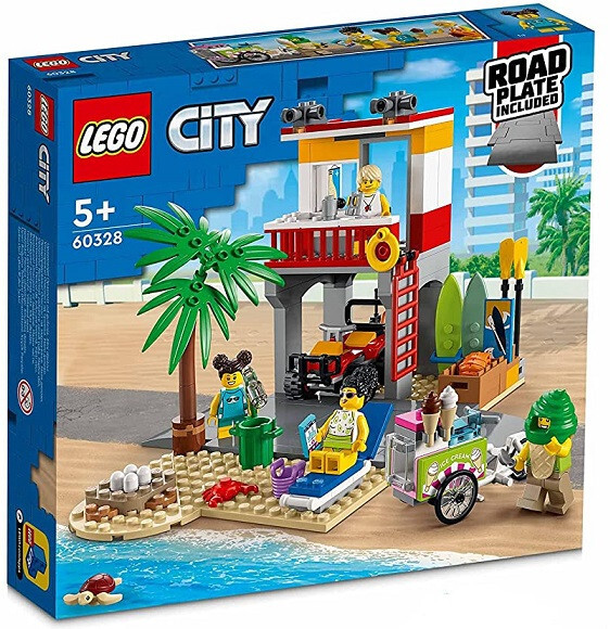 Original LEGO® City 60328 - Base de Socorristas en la Playa