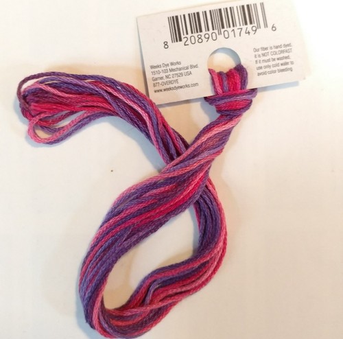 new weeks dye works cotton floss thread 2335 jealousy one skein