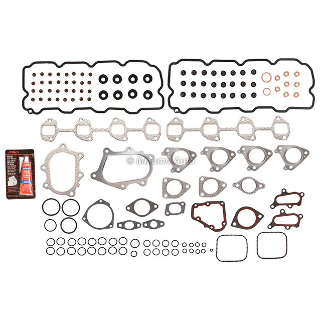 Juego de juntas aptas para 01-04 Chevrolet Silverado 2500HD 3500 GMC 6,6 LB7 diésel turbo Foto 2 de 4