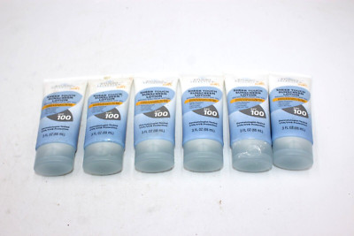 Lot of 6 (3 oz) Studio Selection Sheer Touch Sunscreen SPF 100 UVA/UVB EXP 2022
