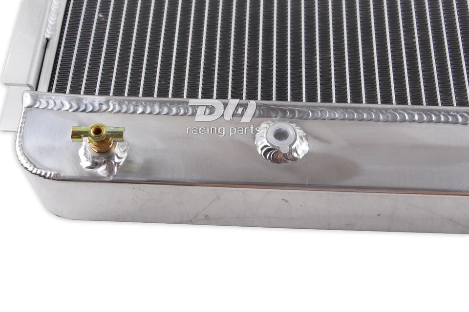 Radiador de aluminio de 4 filas para Chevrolet Nova SS Base Chevy II V8 1962-67 AT/MT Foto 3 de 4