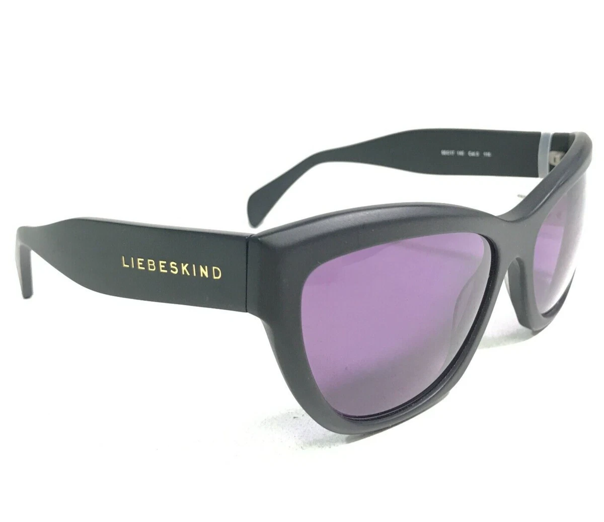 Liebeskind Sonnenbrille Mod.10407 Col.600 Matt Schwarz Cat Eye Mit  