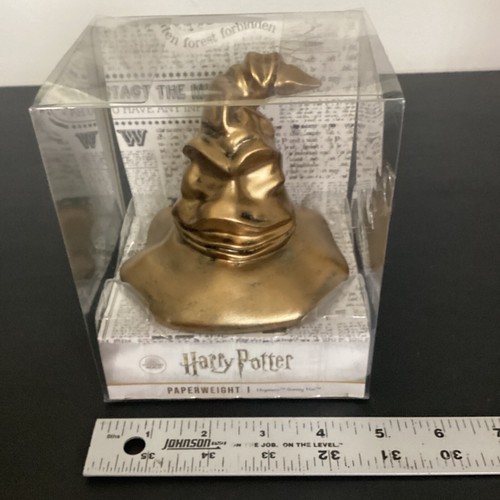 Nuevo Sombrero Clasificador Mundo Mágico Harry Potter Peso Papel Criaturas Mágicas Dorado - Imagen 8 de 11