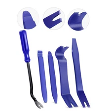 5Pcs Car Trim Removal Tool Set Hand Tools Pry Bar Panel Door Interior Clip Kit
