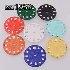 28.5mm sterile watch dial Green luminous fit NH34 NH35 NH36 movement