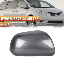 Right Passenger Side Mirror Cover Cap For 2011-2020 Toyota Sienna W/O Indicator