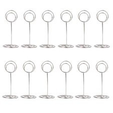 20 Pack Table Number Holders Place Card Holder Photo Picture Holder for Weddi...