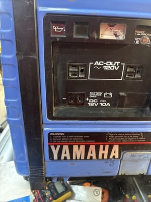 Vintage Yamaha EF1000 EF 1000 Portable Generator 12VDC Japan W