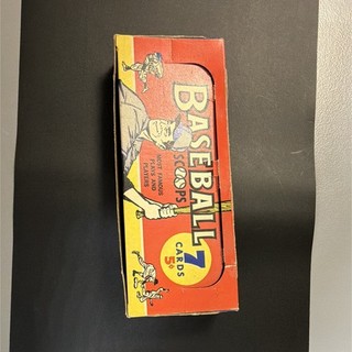 1961 NU CARDS MLB Baseball Empty 7 Card Trading Card box EMPTY