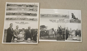 Two 11x14 Collage Photos - Quadrangle (Northern Dancer), 1964 Belmont Stakes