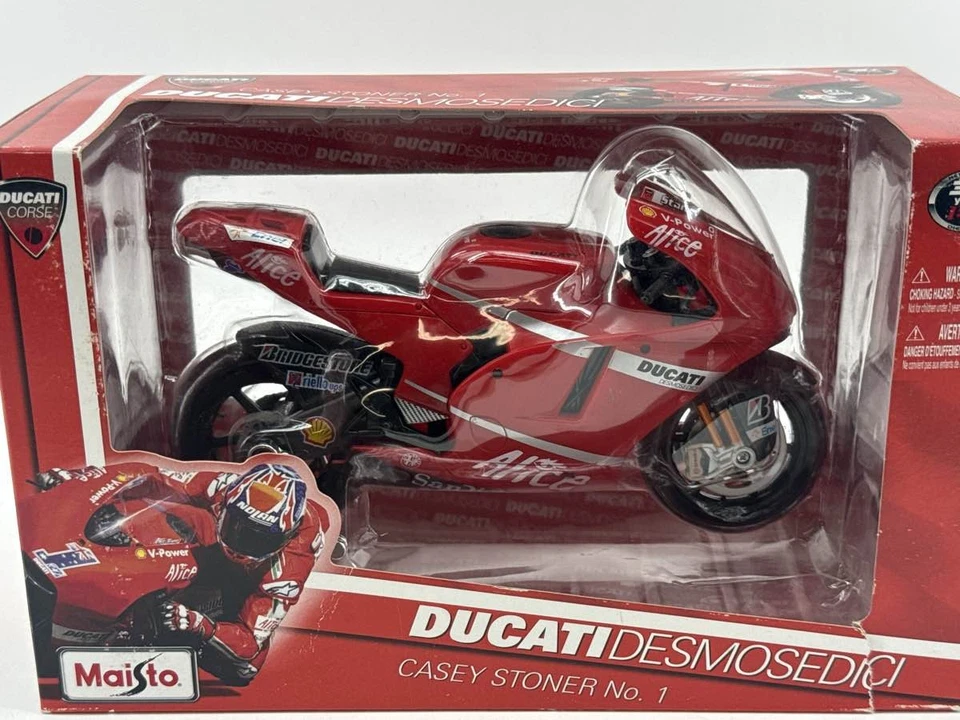 Maisto Ducati Desmosedici Stoner 1/12 Diecast Motorcycle - Image 2 of 4