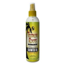 Bronner Brothers Tropical Roots Growth Oil, 8 Fl Oz Shine Strength