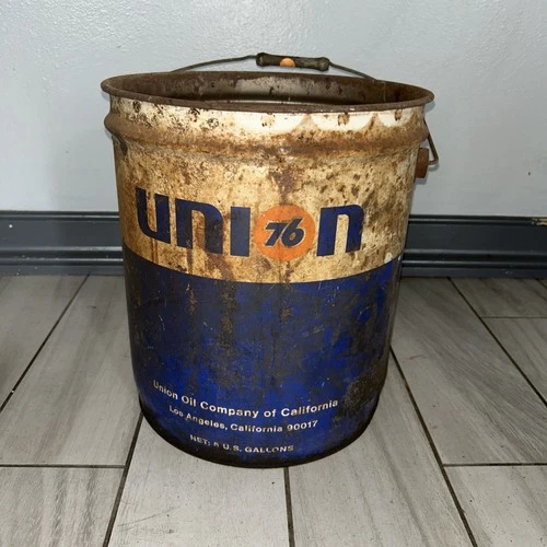 Vintage Union 76 Oil Company 5 Gallon Hydraulic Tractor Fluid Can, John Deere